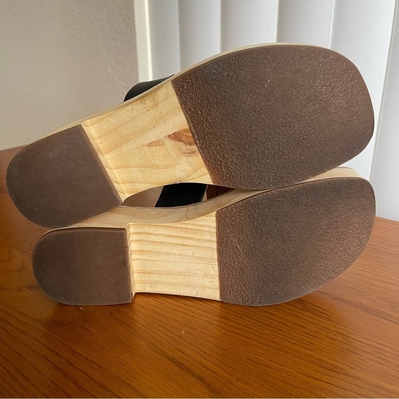 Nisolo Ellie All-Day Leather Clog Black Size 7.5 - Picture 14 of 16